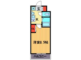 西院くめマンションの物件間取画像